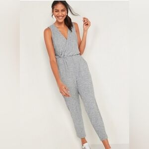 Grey Sleeveless Jumpsuit